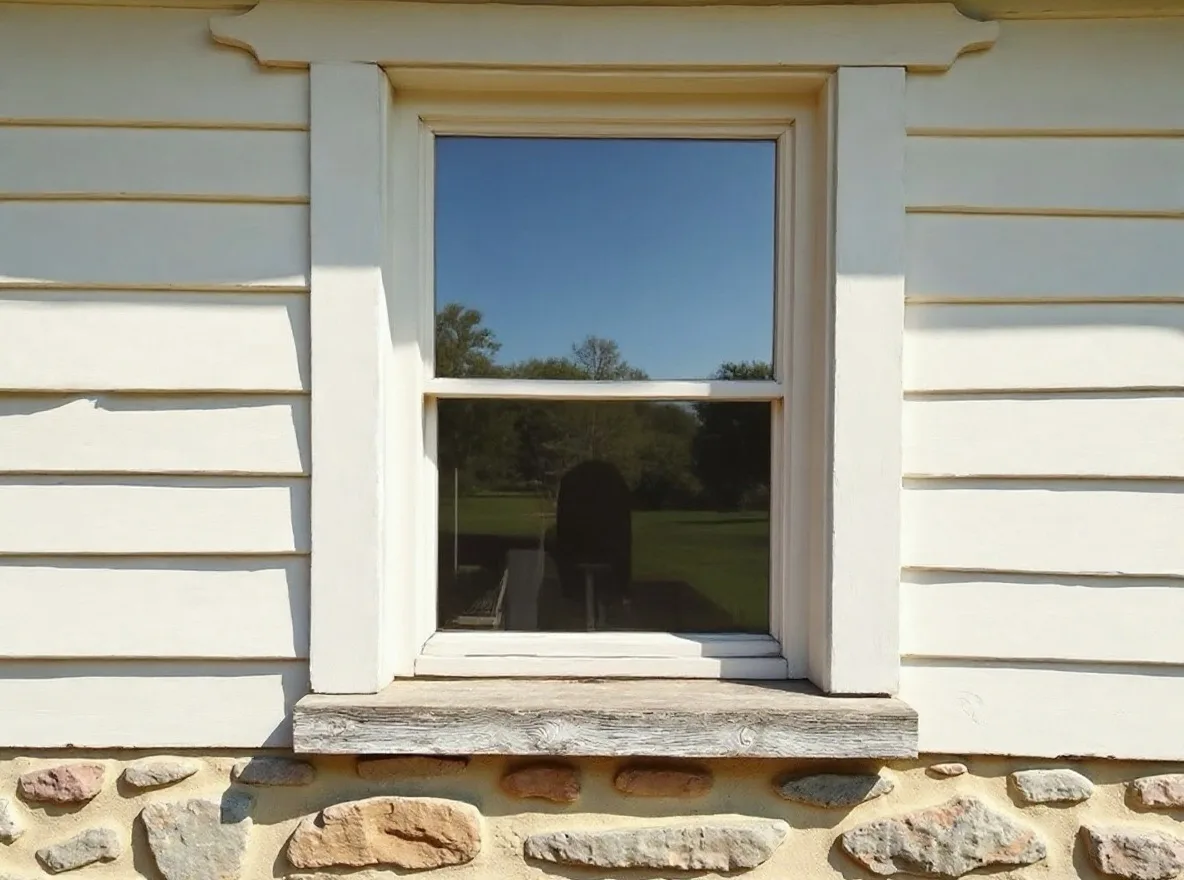 New full-frame windows beside a new entry door
